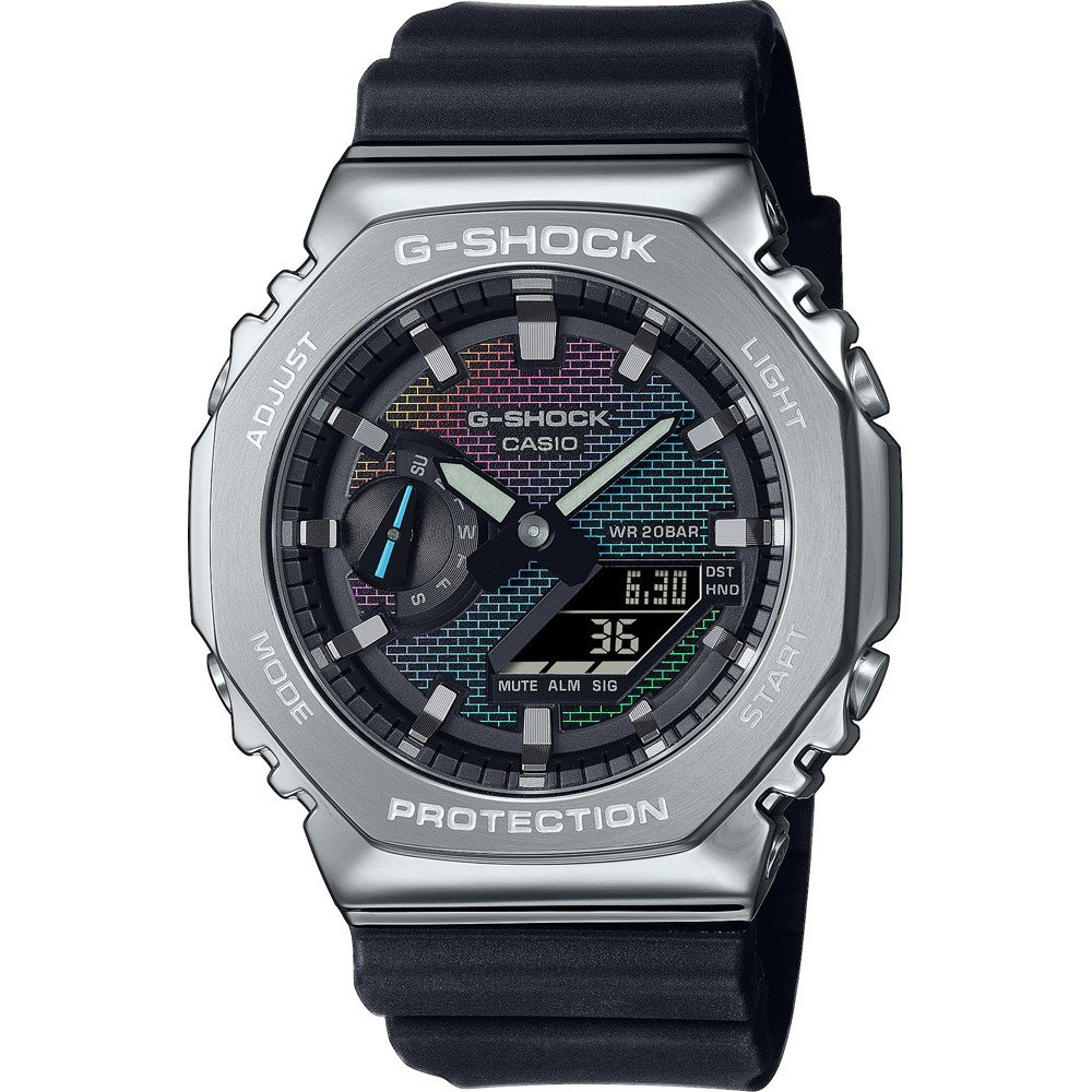 G-Shock G-Metal GM-2100RW-1AER Rainbow Brick Wall Watch