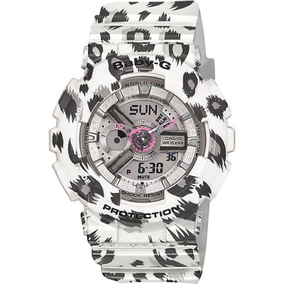 G-Shock Baby-G BA-110LP-7A Leopard Print Watch