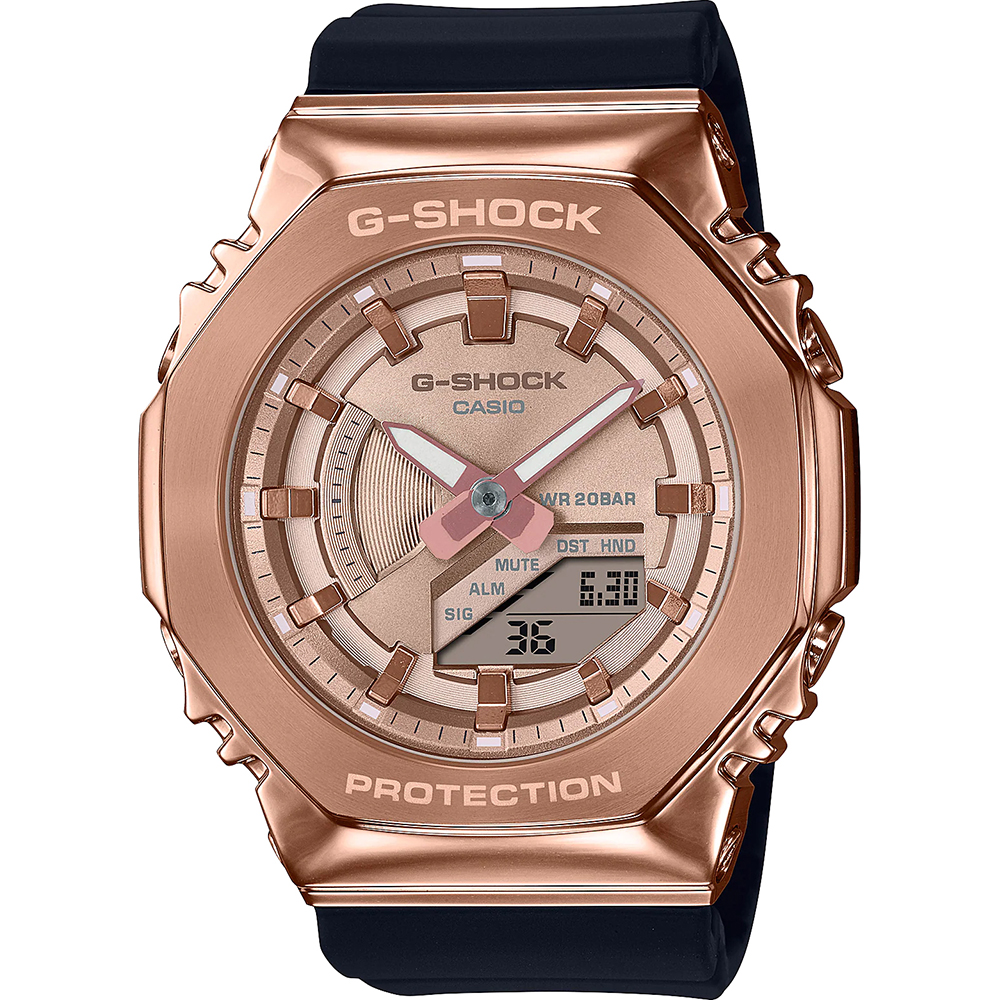 G-Shock G-Metal GM-S2100PG-1A4ER Metal Covered Lady Watch