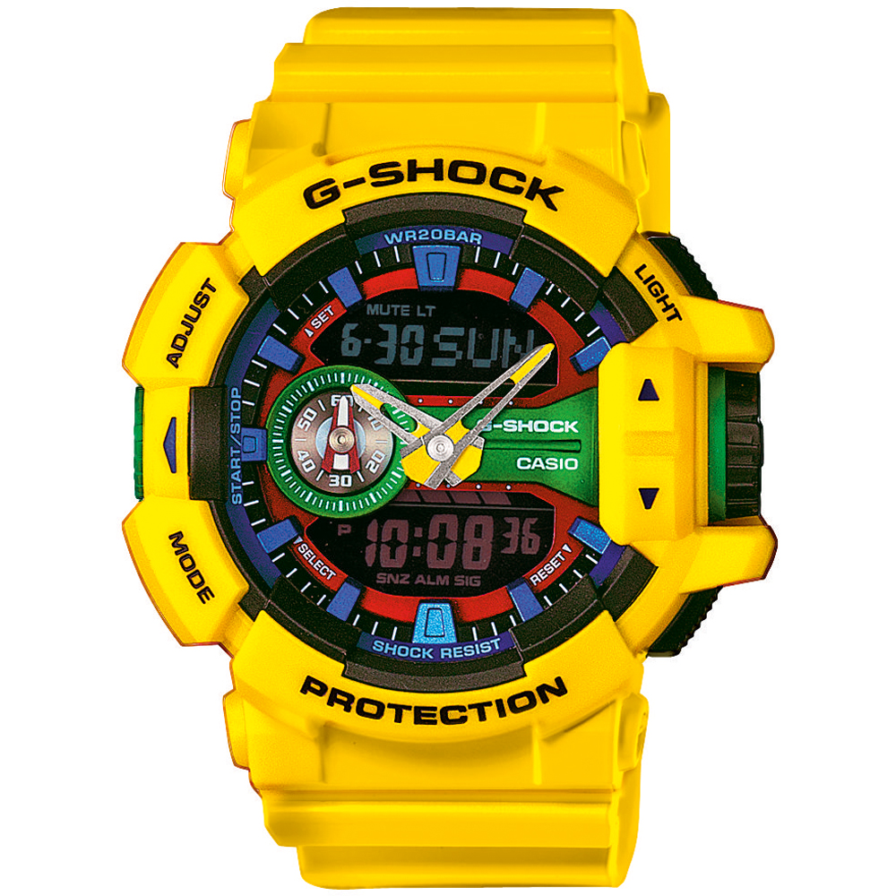 G-Shock Classic Style GA-400-9A Rotary Switch Watch