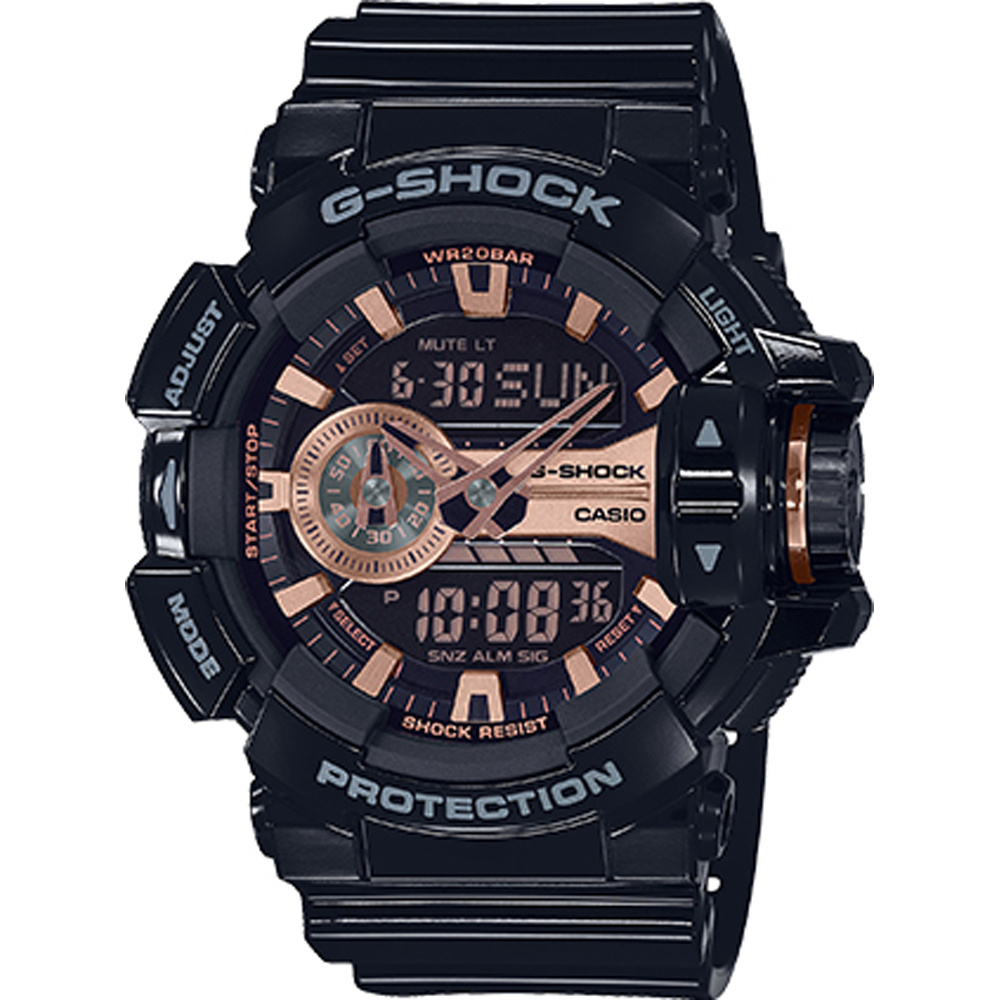 G-Shock Classic Style GA-400GBX-1A4 Rotary Switch Watch