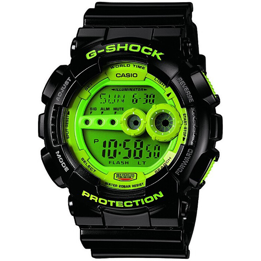 G-Shock Classic Style GD-100SC-1 Shocking Colour Watch