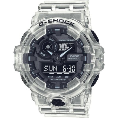 G-Shock Classic Style GA-700SKE-7AER Skeleton Series - White Watch