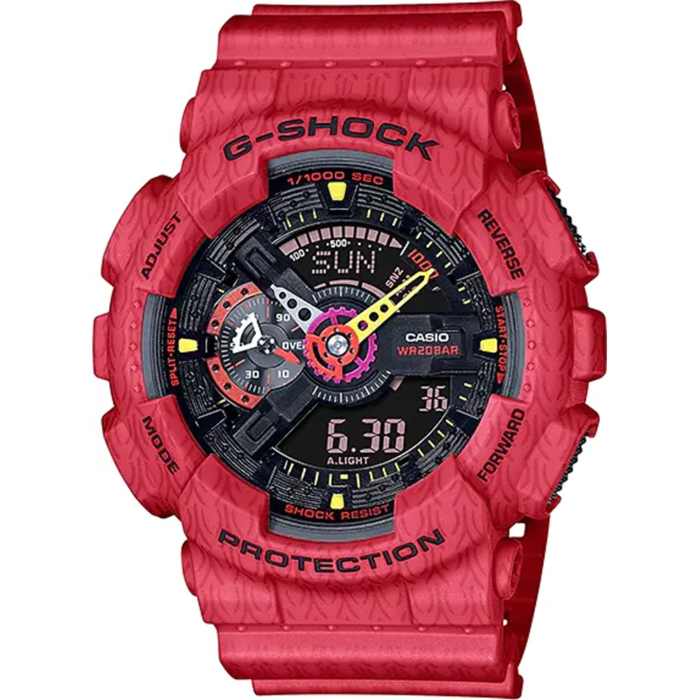 G-Shock Classic Style GA-110SGH-4A The Savage Five Series Watch