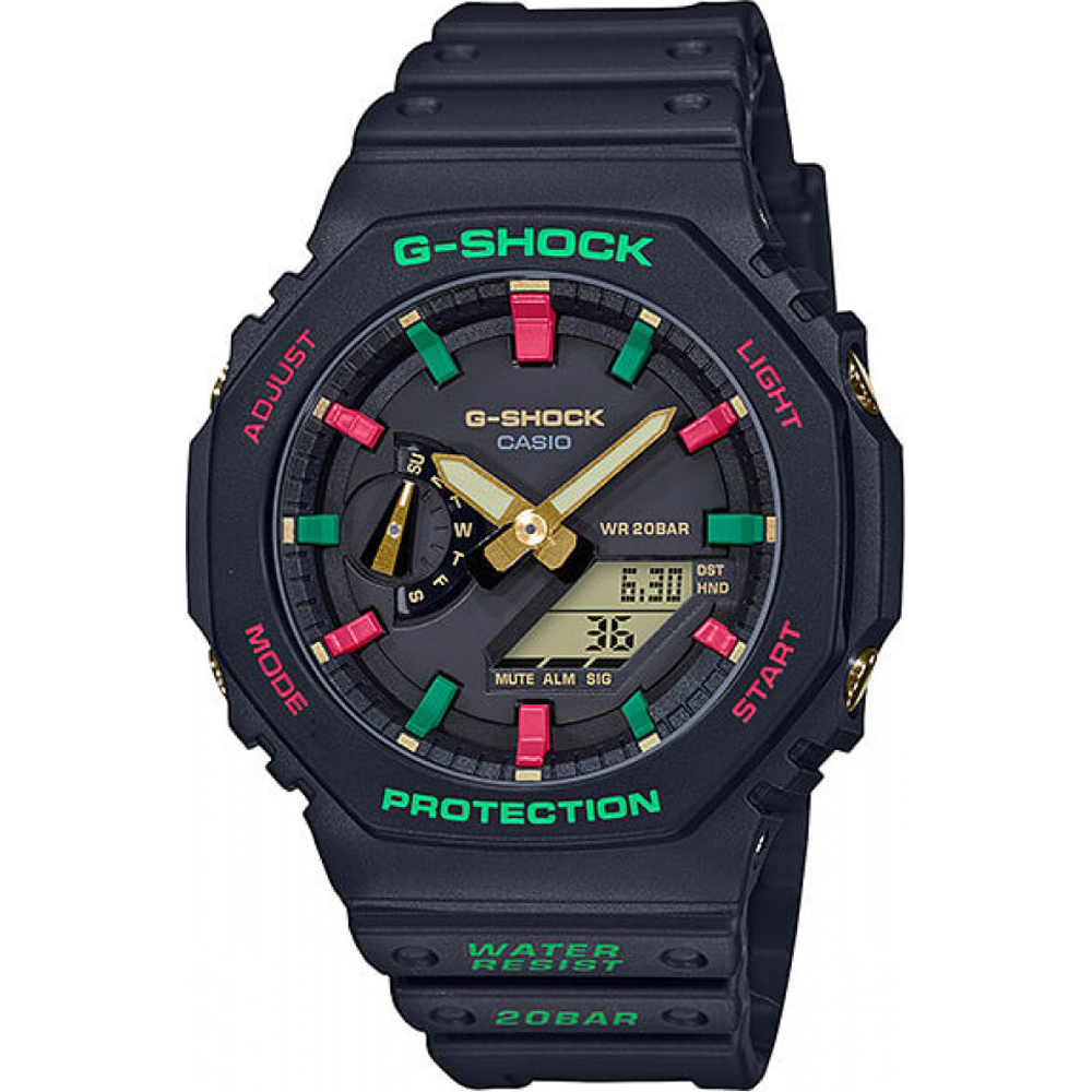 G-Shock Classic Style GA-2100TH-1A Carbon Core - Throwback 90's Watch