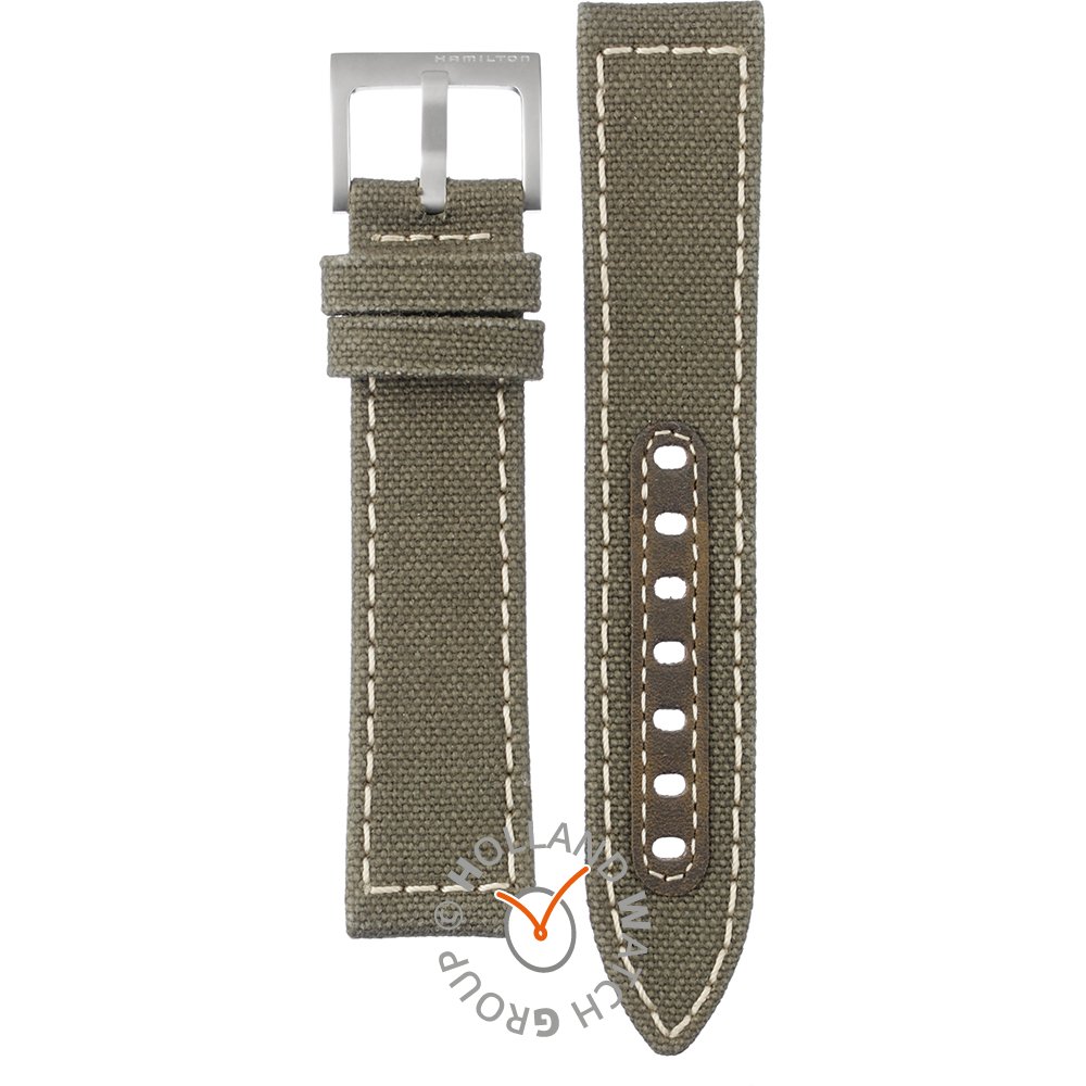 Hamilton H694.684.124 Strap - Khaki Field