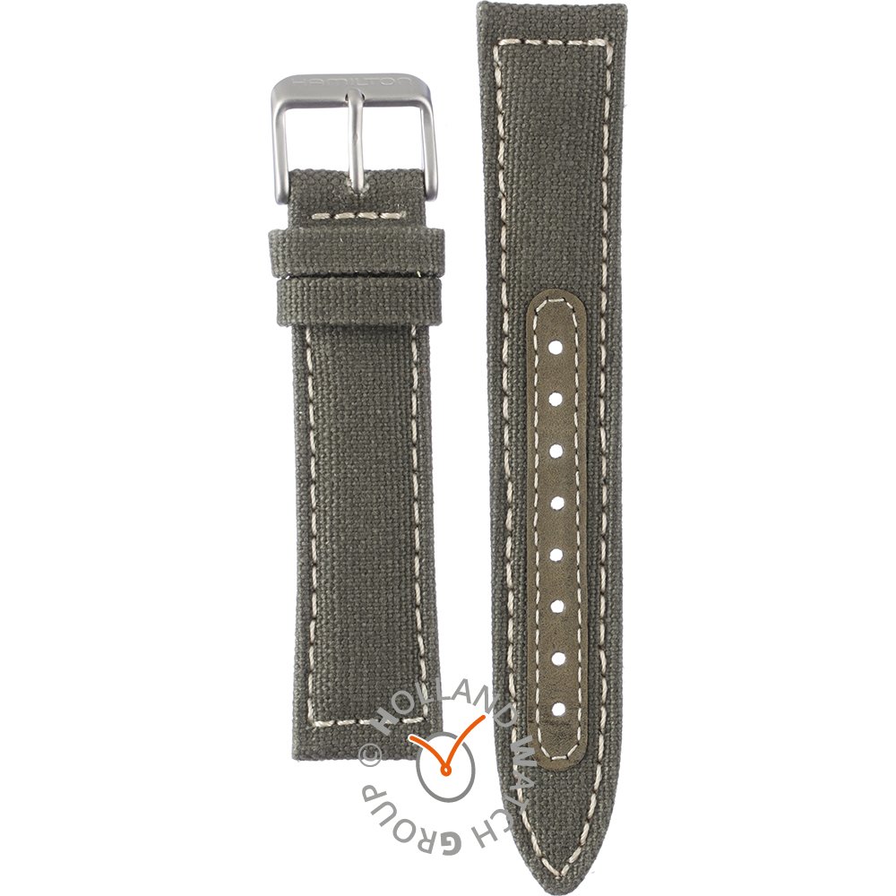 Hamilton Straps H694.684.125 Khaki lV Strap • Official dealer •