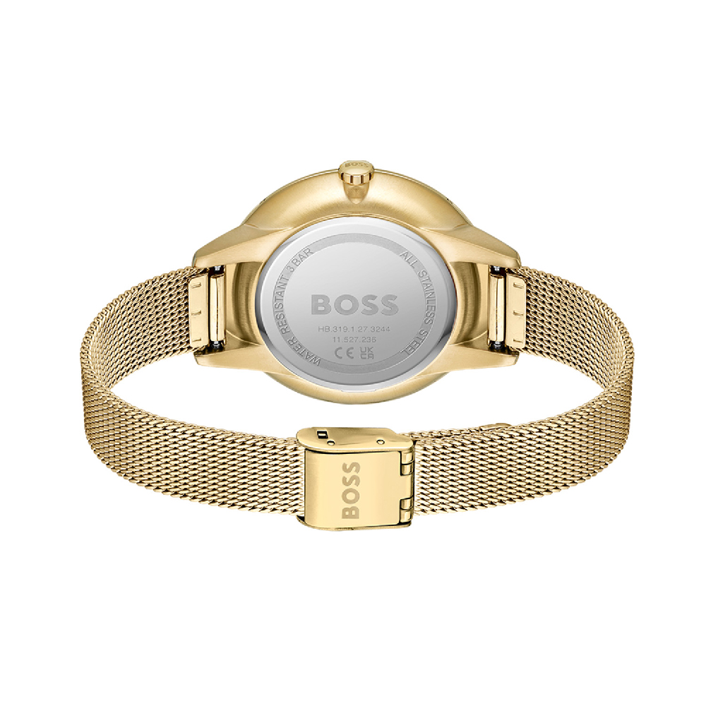 Hugo boss hotsell women's watch gold