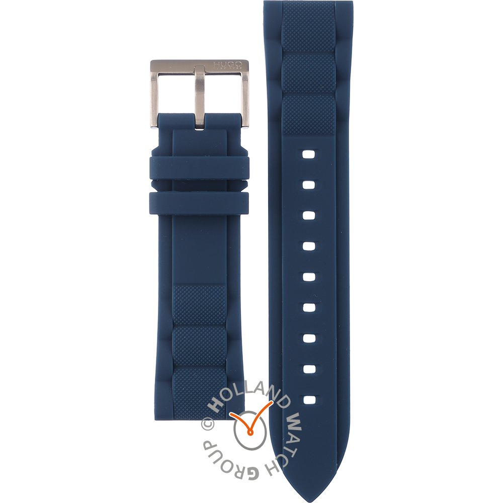 Hugo boss watch blue rubber strap sale