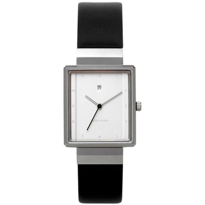 Jacob Jensen Watch Time 3 hands 876 Dimension Rectangular JJ876