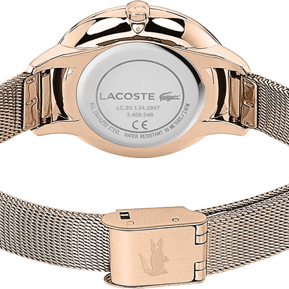 lacoste ladies watch rose gold