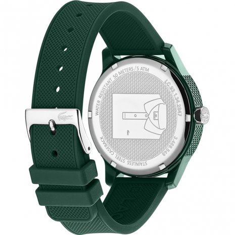 lacoste watch green strap