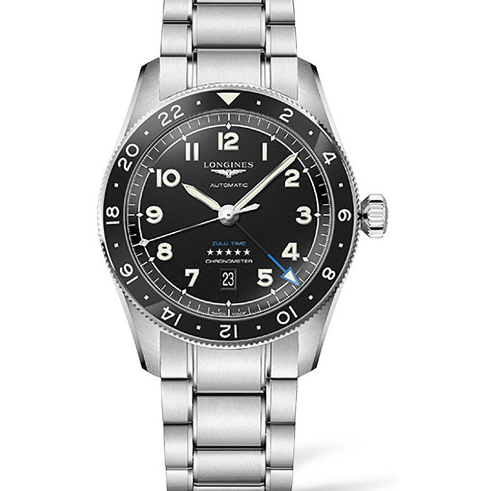 Longines L38124536 Spirit Zulu Time Watch