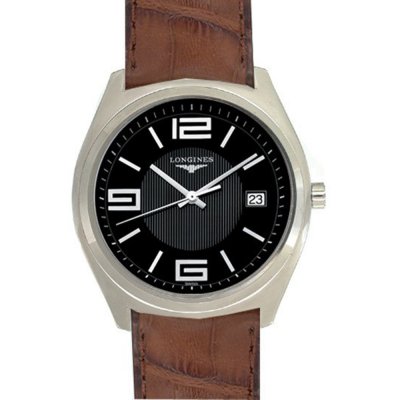 Longines lungomare leather clearance strap