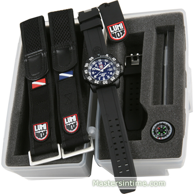 Luminox Watch Time 3 hands Color Mark Set Scott Cassell A.3054