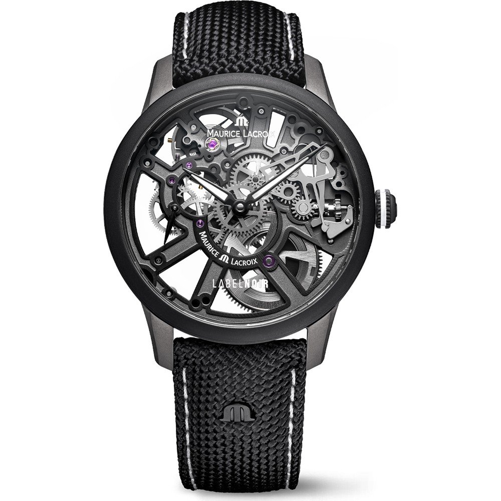 Reloj Maurice Lacroix Masterpiece MP7228-DLB04-090-2 Masterpiece Skeleton X Label Noir