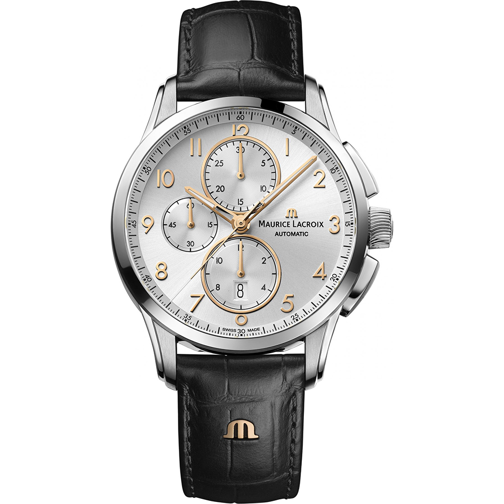 Maurice Lacroix Pontos • Watch 7630020610793 Pontos PT6388-SS001-220-2 Chronograph • EAN