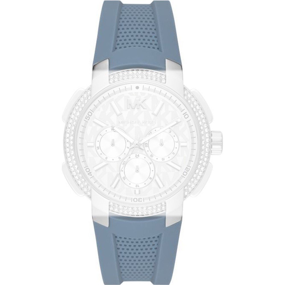 Michael kors women's ryder stainless steel quartz watch with rubber best sale strap