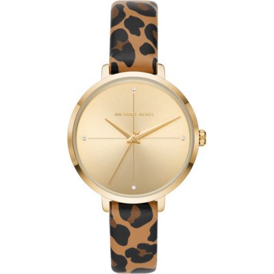 Michael kors leopard hot sale print watch