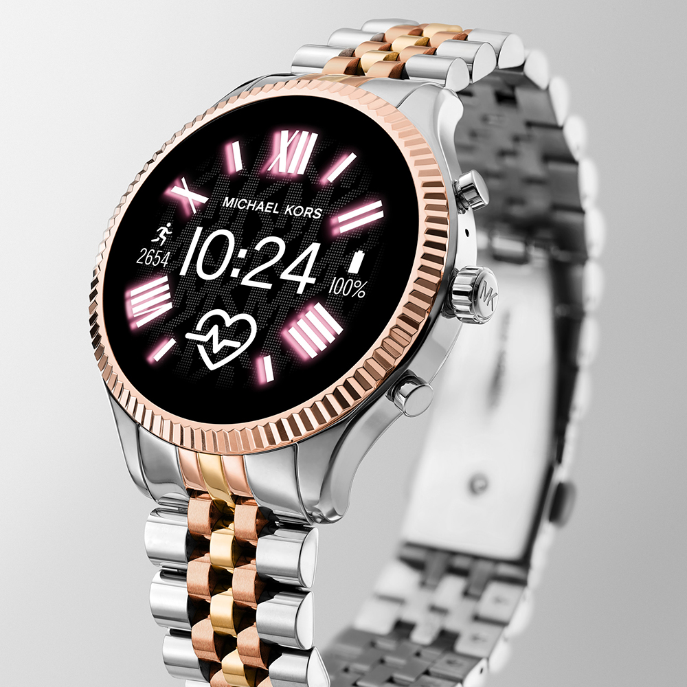 Amazoncom Michael Kors Access Womens MKGO Touchscreen Aluminum and  Silicone Smartwatch BlushPinkMKT5070  Electronics