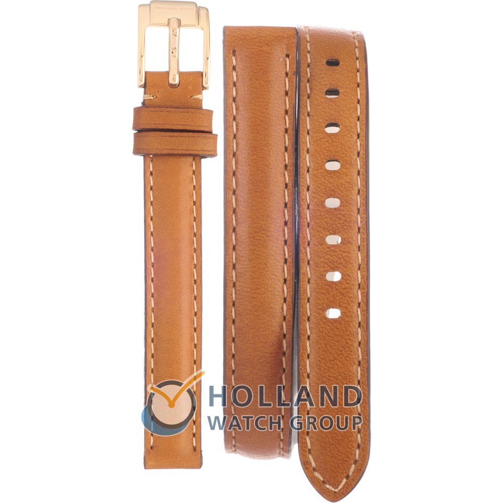 Michael Kors AMK8017 Straps Brown Leather Strap 22mm