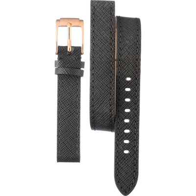 Michael Kors Women's Pyper Leather Strap Watch, Black MK2747