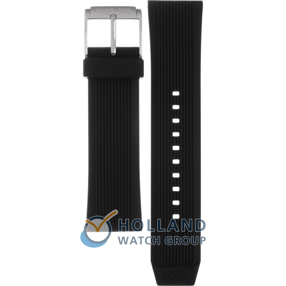 Michael kors discount rubber watch strap