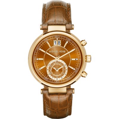 Michael Kors Watch Chrono Sawyer Whiskey MK2424