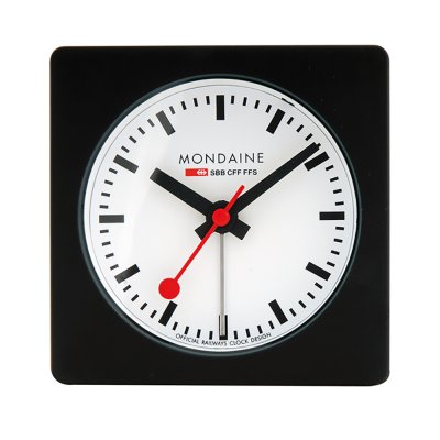 Mondaine A996.ALIG.20SBB Alarm Cube Clock