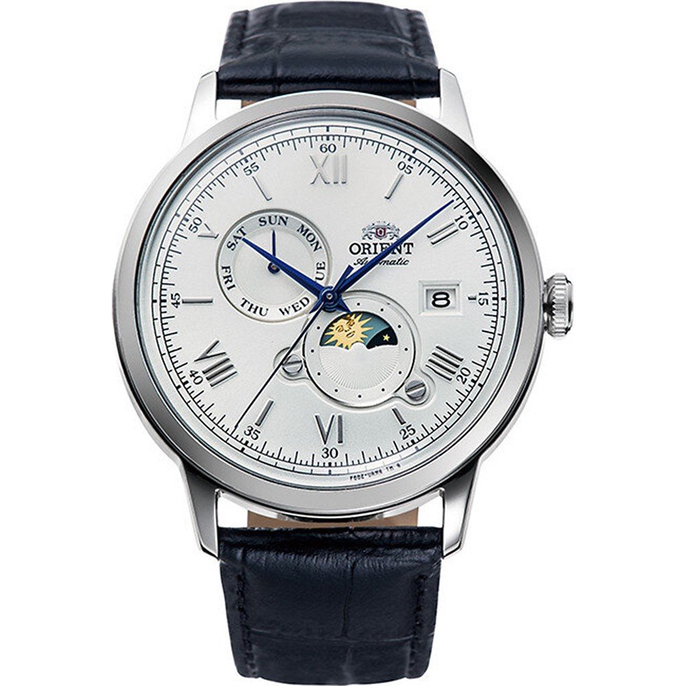 Orient Bambino RA-AK0802S10B Bambino Sun & Moon Watch