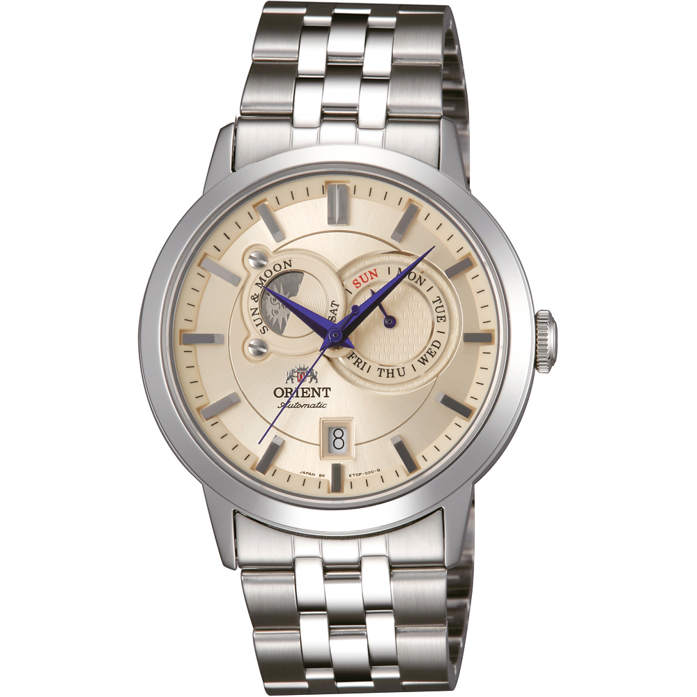 Orient FET0P002W watch - Sun and Moon