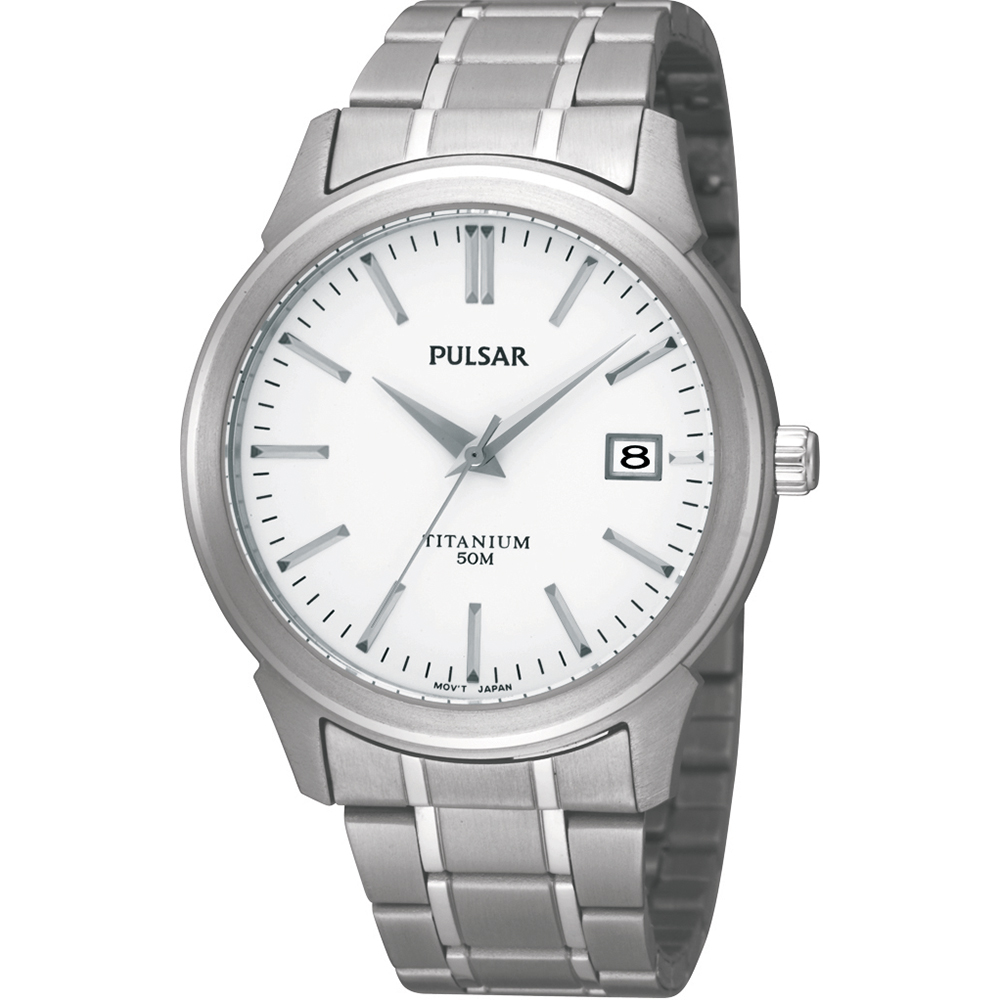 Pulsar Watch Time 3 hands PXH889 Titanium PXH889X1