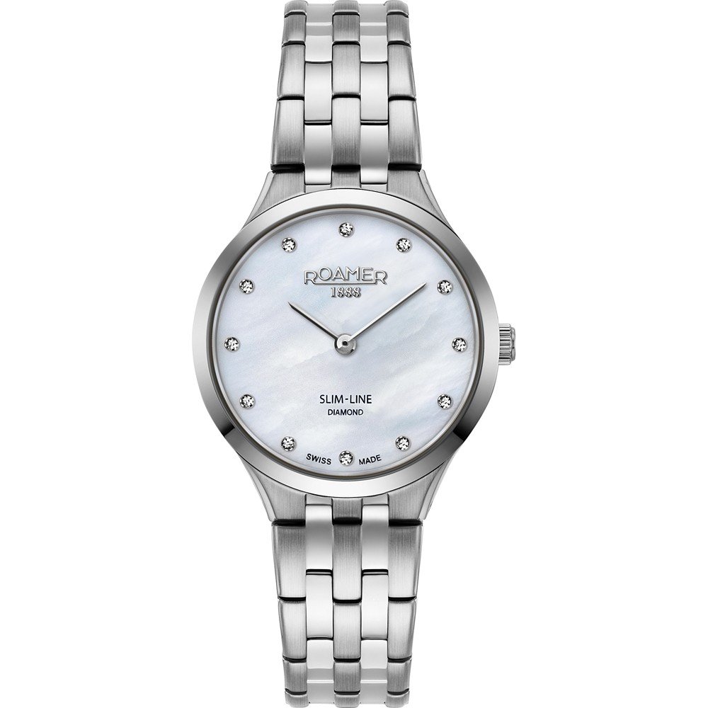 Roamer Slim-Line 512847-41-89-20 Slim-Line Diamond Watch