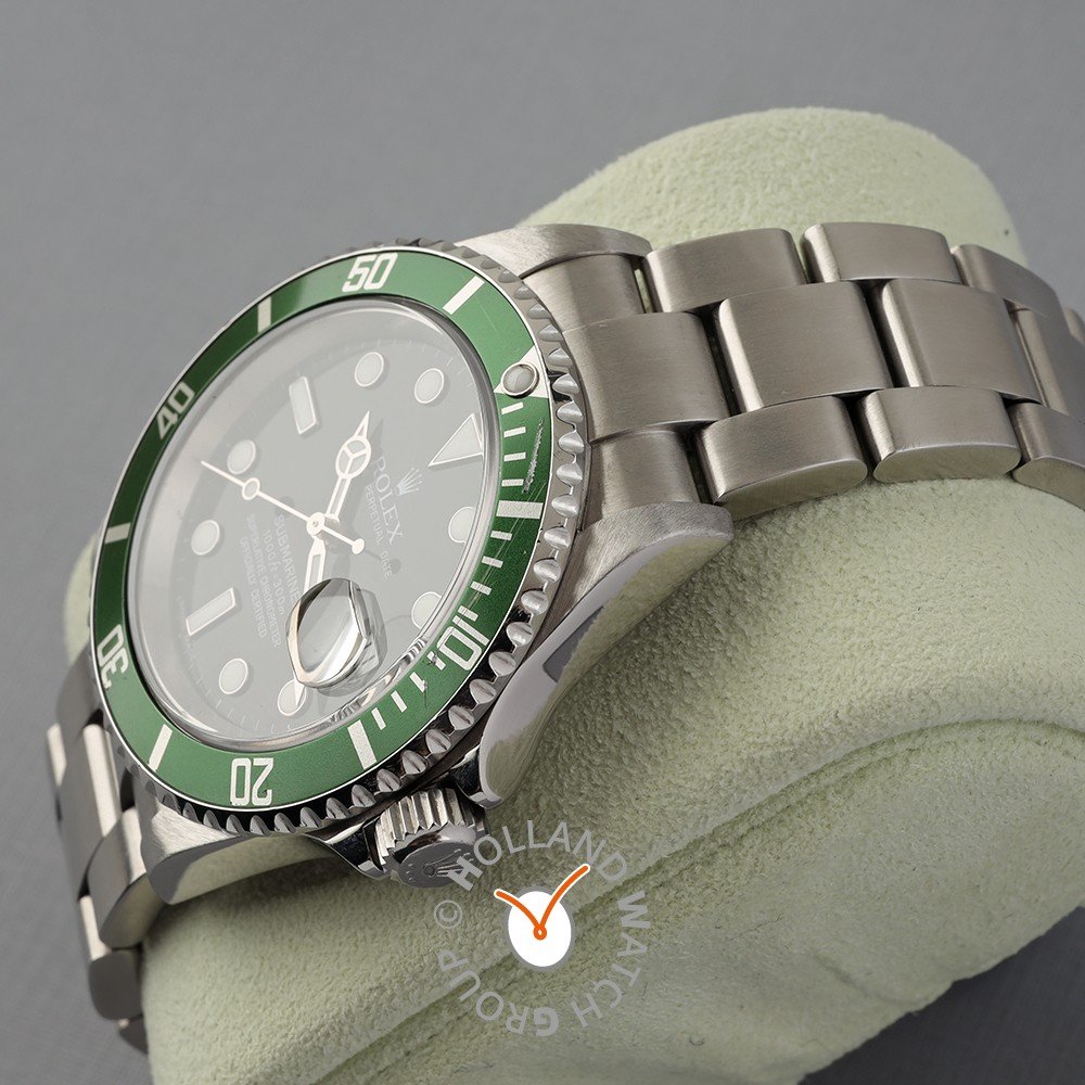 Rolex Submariner 50th Anniversary Automatic Replica Watch Black Dial Green  Bezel