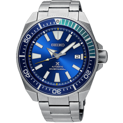 Seiko 5 SRPB09K1 Blue Lagoon Samurai Watch