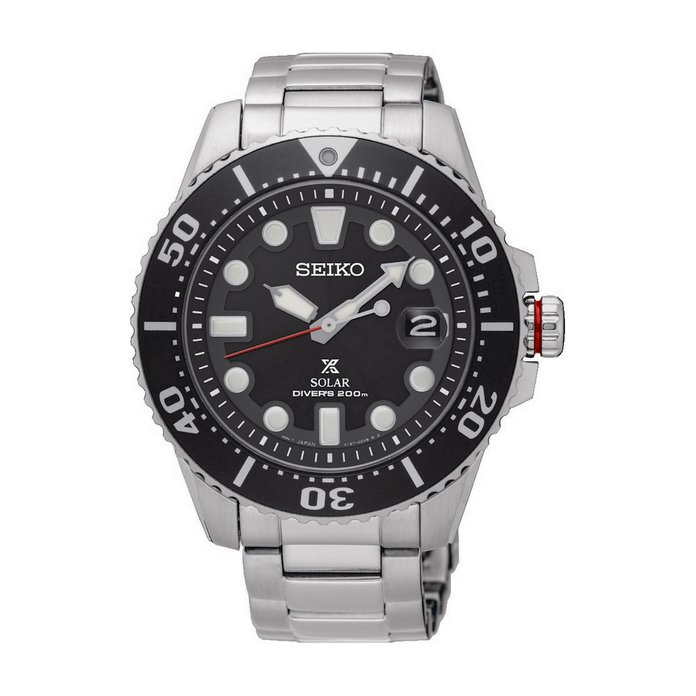 seiko prospex sne437p1 solar divers 200m black dial