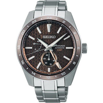 Seiko SARF009 Presage Sharp Edged GMT Watch