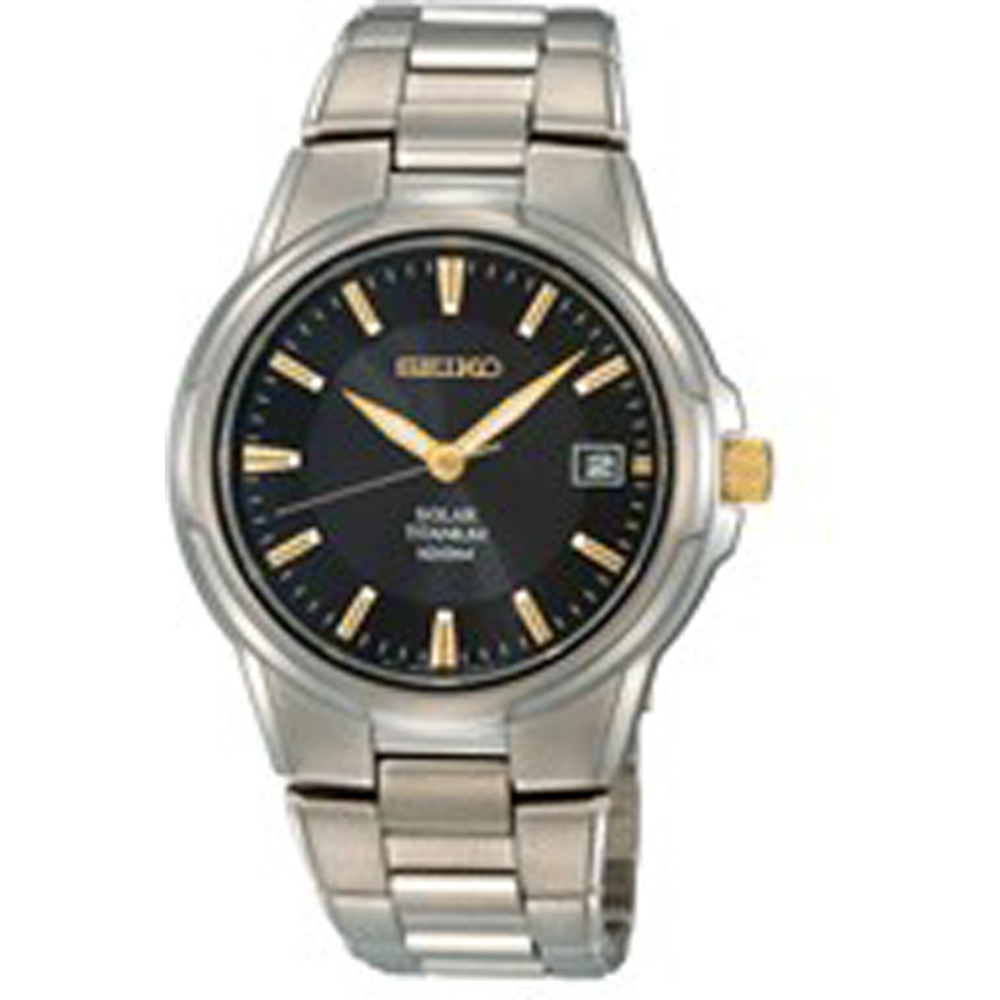 Seiko SNE147P1 Solar Titanium Watch