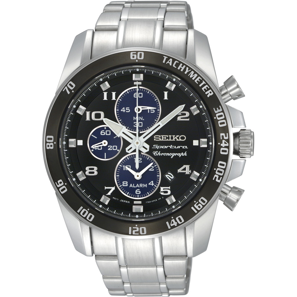 Seiko Watch Chrono Sportura Chronograph SNAE63P1