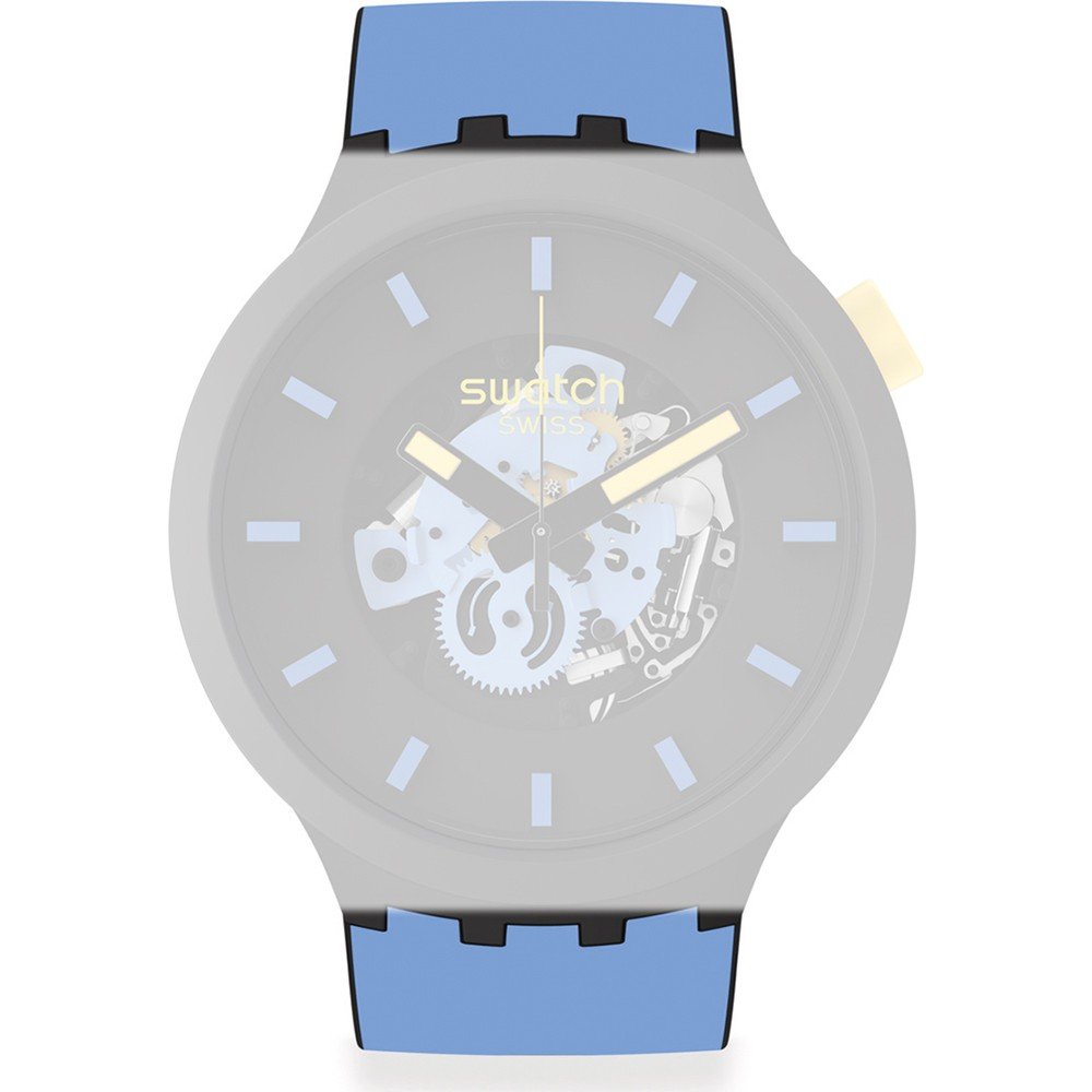 Swatch Big Bold Bioplastic ASB03B108 Travel By Day Strap