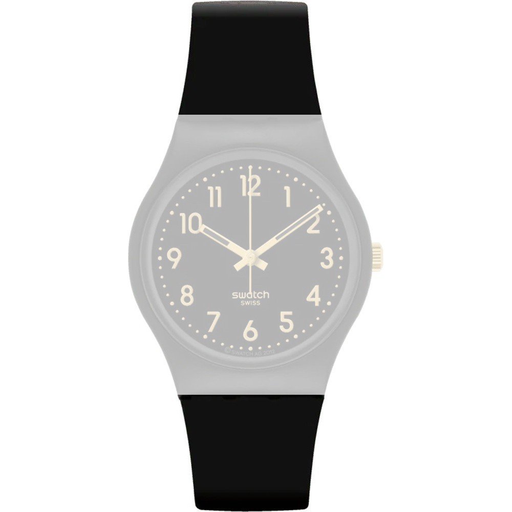 Swatch Standard Gent bioplastic ASO28B113 Golden Tac Strap