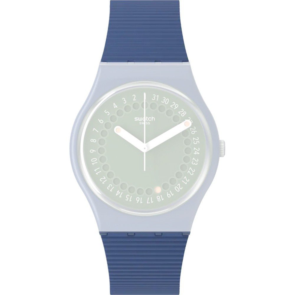 Swatch Plastic Bio - Standard Gent ASO28N403 Cycles Of Indigo Strap