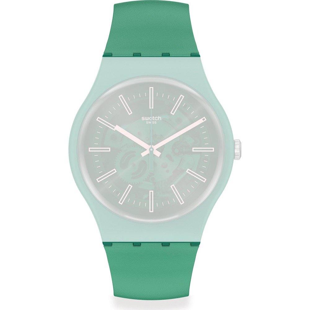 Swatch NewGent Bioplastic ASO29G100 Sunbrush Grass Strap