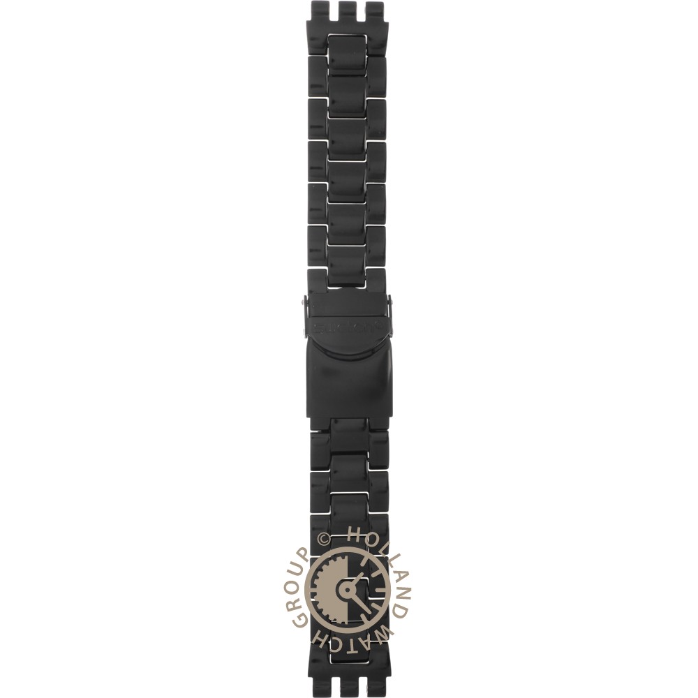 Swatch Irony AG 2010 Black Stainless Steel 2-Tone Watch Follow Ways? outlet Link Band