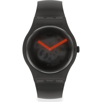 Swatch Originals Large (41mm) SUOB183 Black Blur Watch