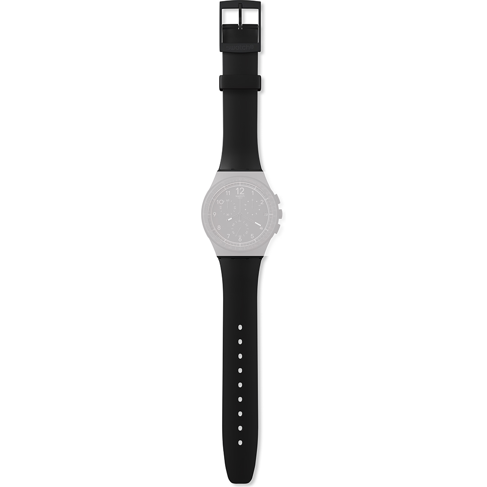 Swatch Asusb400 Strap Black Efficiency