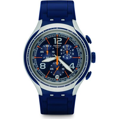 Swatch XLite Chrono YYS4015 Blue Face Watch