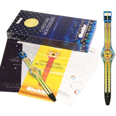 Swatch Art Specials GZ207 Bold Cat Watch