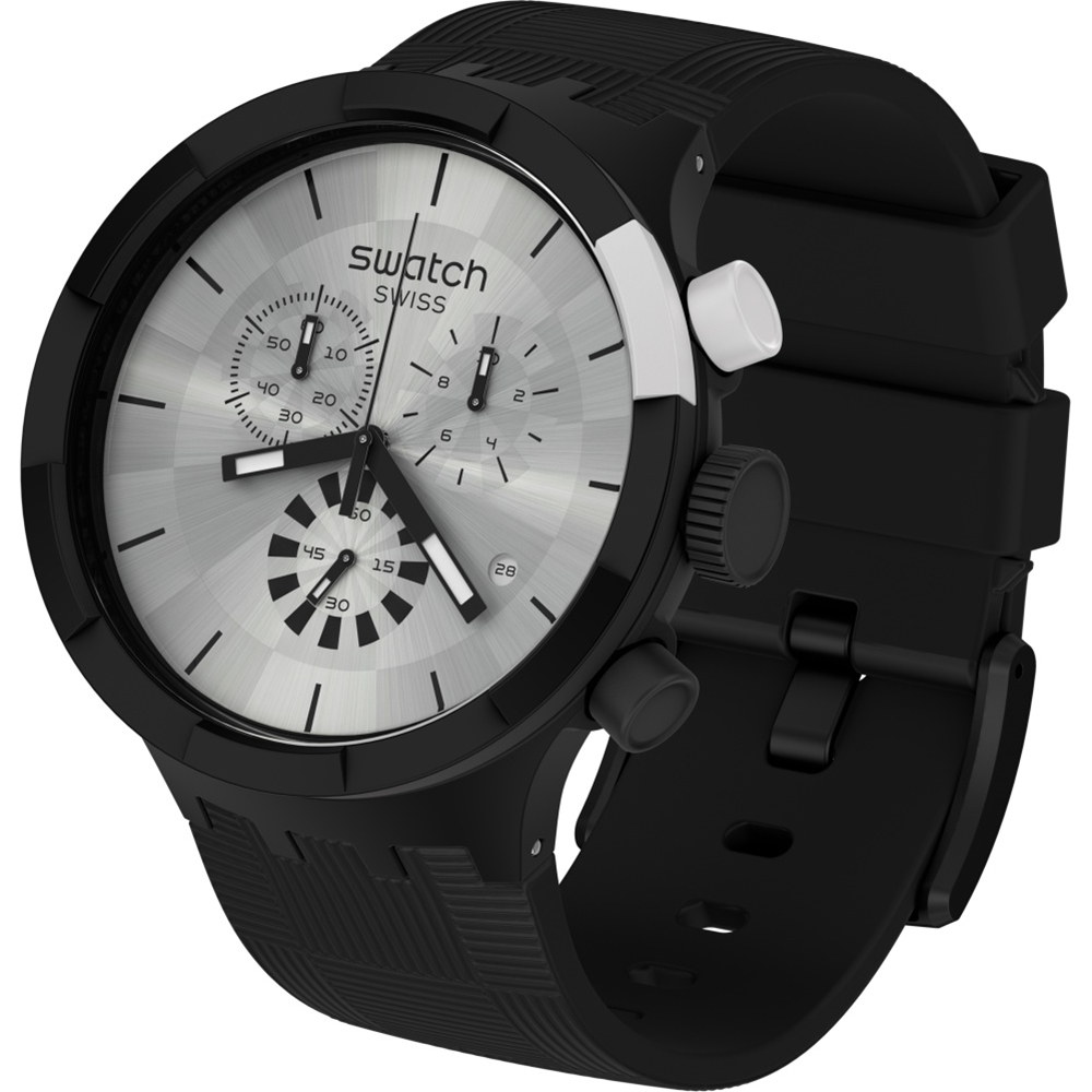 swatch black white