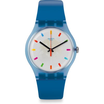 Swatch Originals Large (41mm) SUON125 Color Square Watch